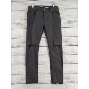 All Saints Rex Slim Straight Jeans Men's Size 32x32 Gray‎